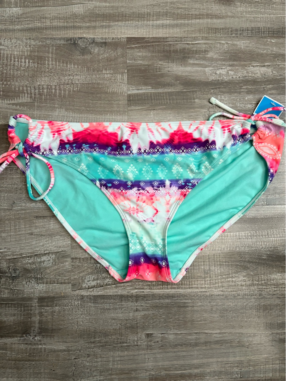 Catalina Aqua, Pink and Purple Tie-Dye Swim Bottoms Size Large & XL NWT